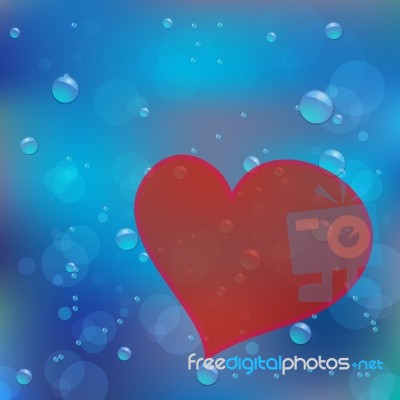 Red Heart Stock Image