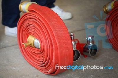 Red Hose Fire Stock Photo Red Hose Fire Stock Photo