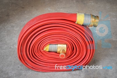 Red Hose Fire Stock Photo Red Hose Fire Stock Photo