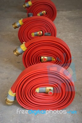 Red Hose Fire Stock Photo Red Hose Fire Stock Photo