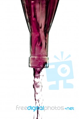 Red Liquid Stock Photo