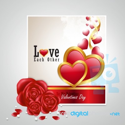 Red Love Heart, Valentines Day Concept Stock Image Red Love Heart, Valentines Day Concept Stock Image