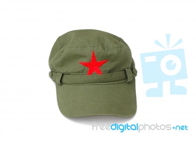 Red Star Cap Stock Photo