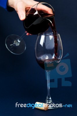 Red Wine Stock Photo