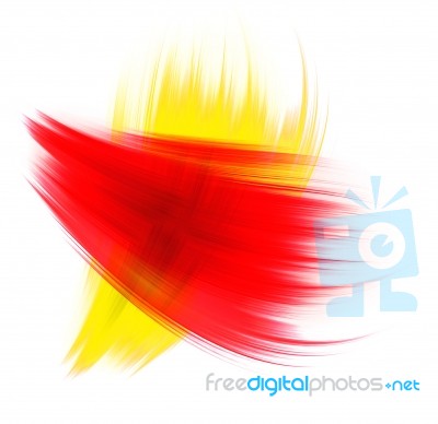 Red Yellow Texture Isolated On White Background Stock Image