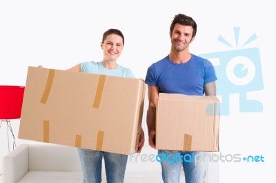Removals Stock Photo