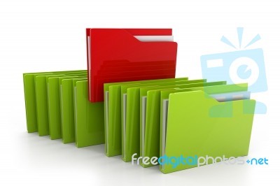 Render Of Folder Icon Stock Image