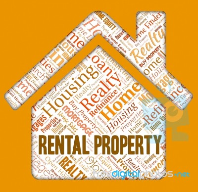 Rental Property Represents Real Estate And Apartments Stock Image