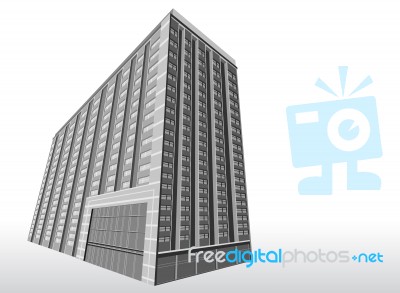 Residential Building Stock Image Residential Building Stock Image