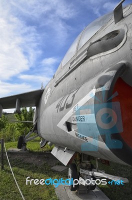 Retired Ltv A-7 Corsair Stock Photo