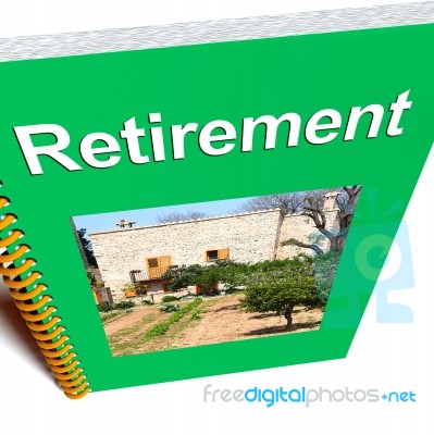Retirement Book Stock Image