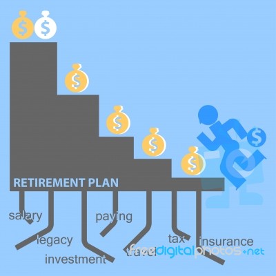 Retirement Plan Stock Image