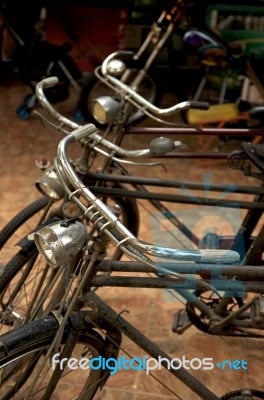 Retro Bikecycle Stock Photo