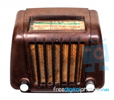 Retro Radio Stock Photo