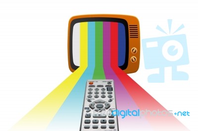 Retro Tv Stock Image Retro Tv Stock Image