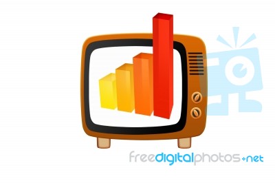 Retro Tv Stock Image