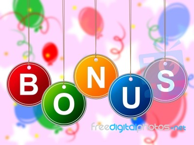 Reward Bonus Represents For Free And Bundle Stock Image