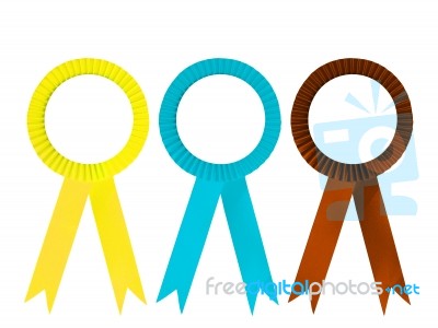 Ribbon Award Stock Photo