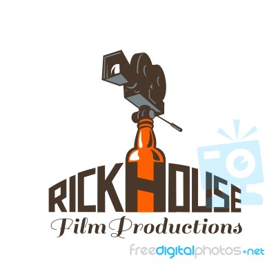Rickhouse Film Productions Retro Stock Image Rickhouse Film Productions Retro Stock Image