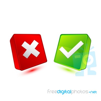 Right And Wrong Stock Image