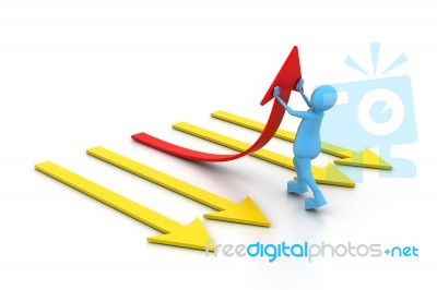 Right Growth Solution Stock Image