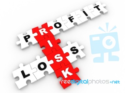 Risk Management Jigsaw Puzzle Stock Image