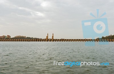 River Nile In Cairo Area, Egypt Stock Photo