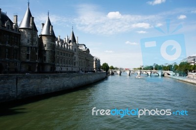 River Seine Paris Stock Photo