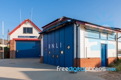 Rnli Station At Hunstanton Norfolk Stock Photo
