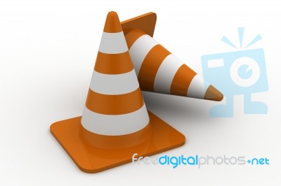 Road Cones Stock Image