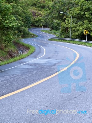 Road Curves Stock Photo