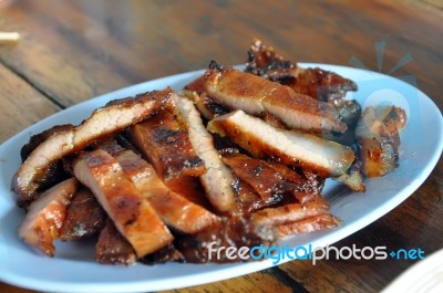 Roasted Pork Stock Photo