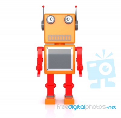 Robot Toy Stock Image