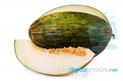 Rock Melon Stock Photo