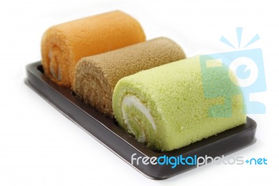 Roll Cakes Stock Photo