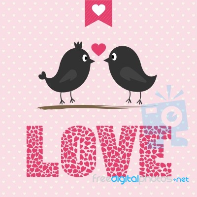 Romantic Card51 Stock Image