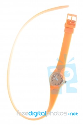 Rubber Watch Stock Photo
