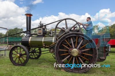 Rudgwick, Sussex/uk - August 27 : Traction Engine At Rudgwick St… Stock Photo