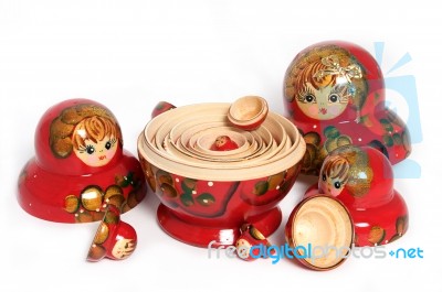 Russian Dolls Stock Photo