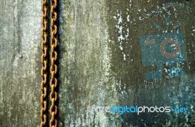Rusty Chain Stock Photo