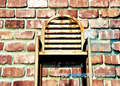 Rusty Metal Chair Stock Image