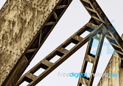 Rusty Metal Structure Stock Photo