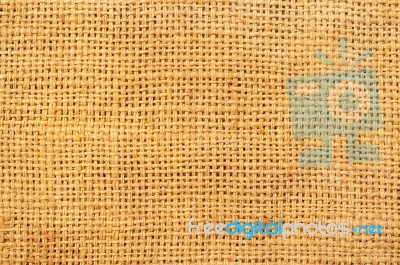 Sack Cloth Textured Background Stock Photo