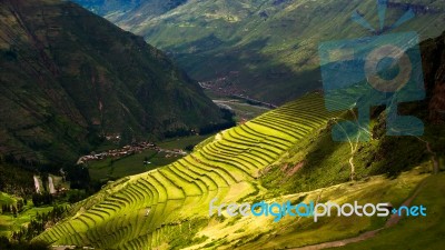 Sacred Valley Of The Incas, Peru Stock Photo