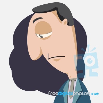 Sad Businessman Stock Image
