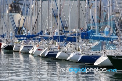 Sailboats Stock Photo