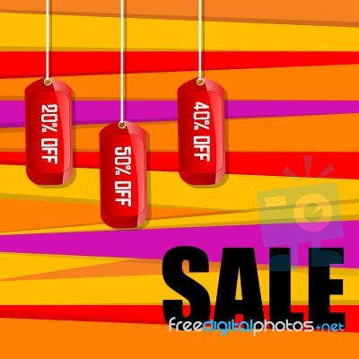 Sale And Discount Tags Stock Image