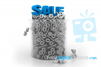 Sale And Percentages Stock Image