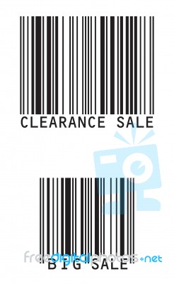 Sale Barcode Stock Image