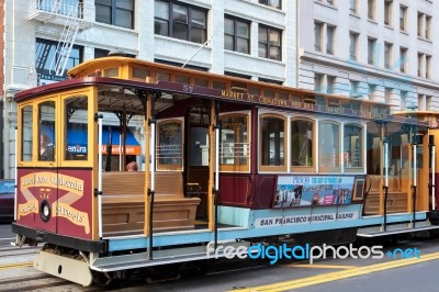 San Francisco Cablecar Stock Photo